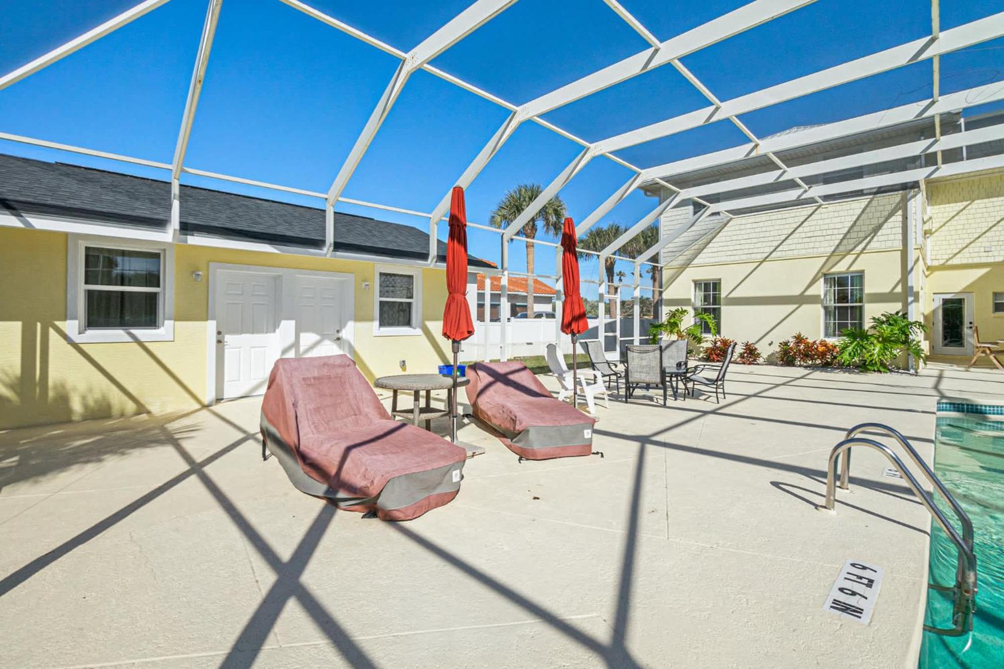 Flagler Beach Bed And Breakfast Pool Jaccuzzi Suite ภายนอก รูปภาพ