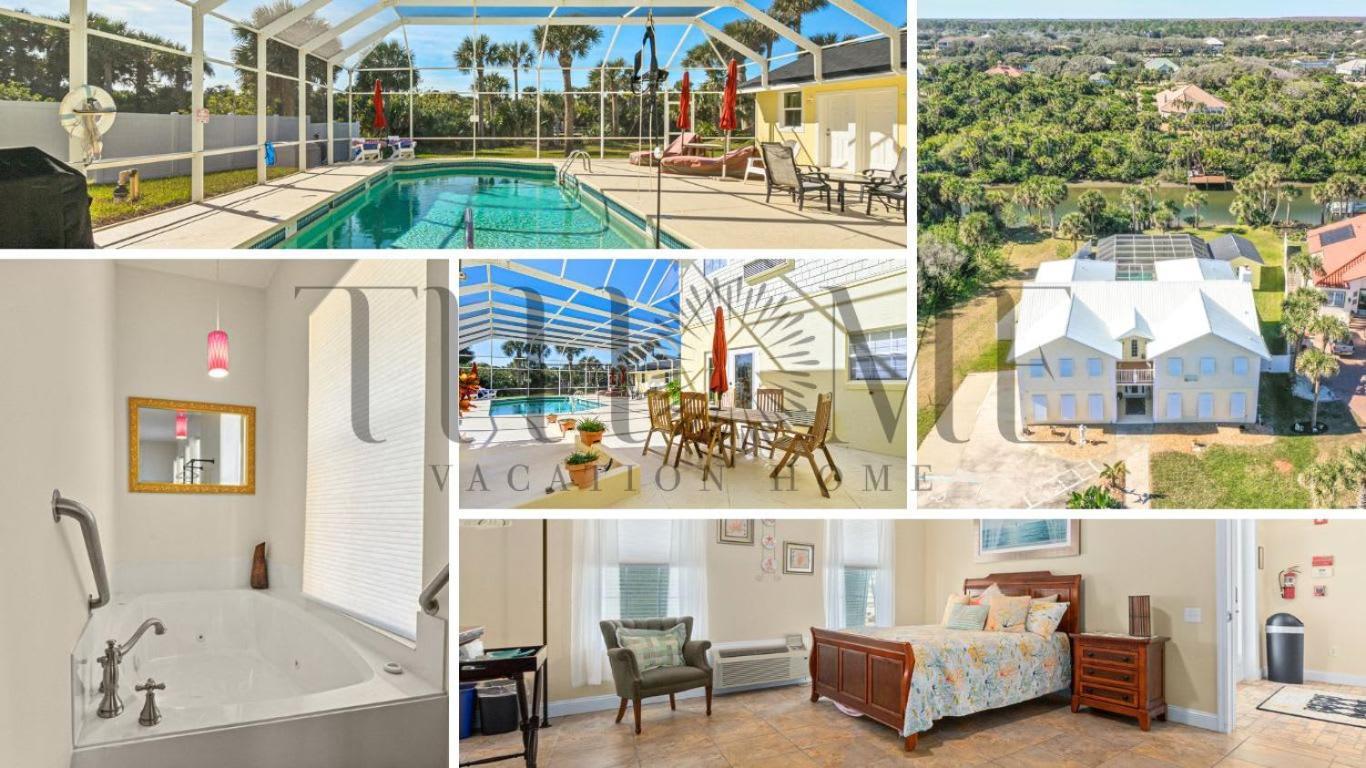 Flagler Beach Bed And Breakfast Pool Jaccuzzi Suite ภายนอก รูปภาพ