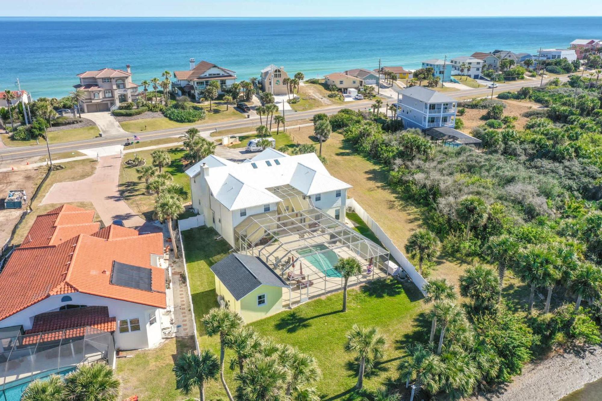 Flagler Beach Bed And Breakfast Pool Jaccuzzi Suite ภายนอก รูปภาพ